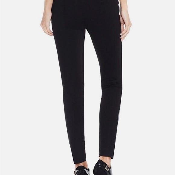 EUC Two By Vince Camuto Black Faux Leather Legging Sz 6 - Picture 3 of 5